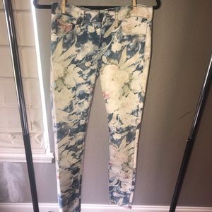 Ralph Lauren floral skinny jeans